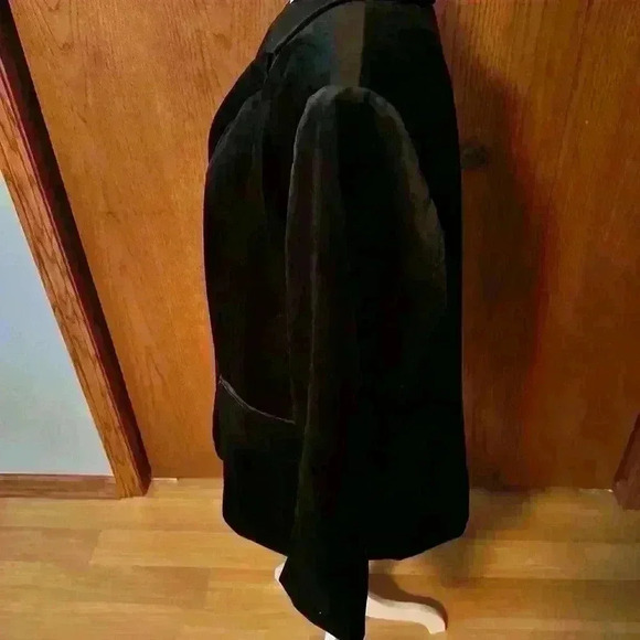 Roaman’s Women’s Black Polyester Blazer With Pockets And 1 Button 18w - Picture 2 of 16